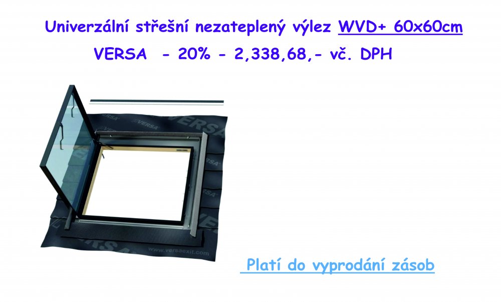 Střešní výlez Versa